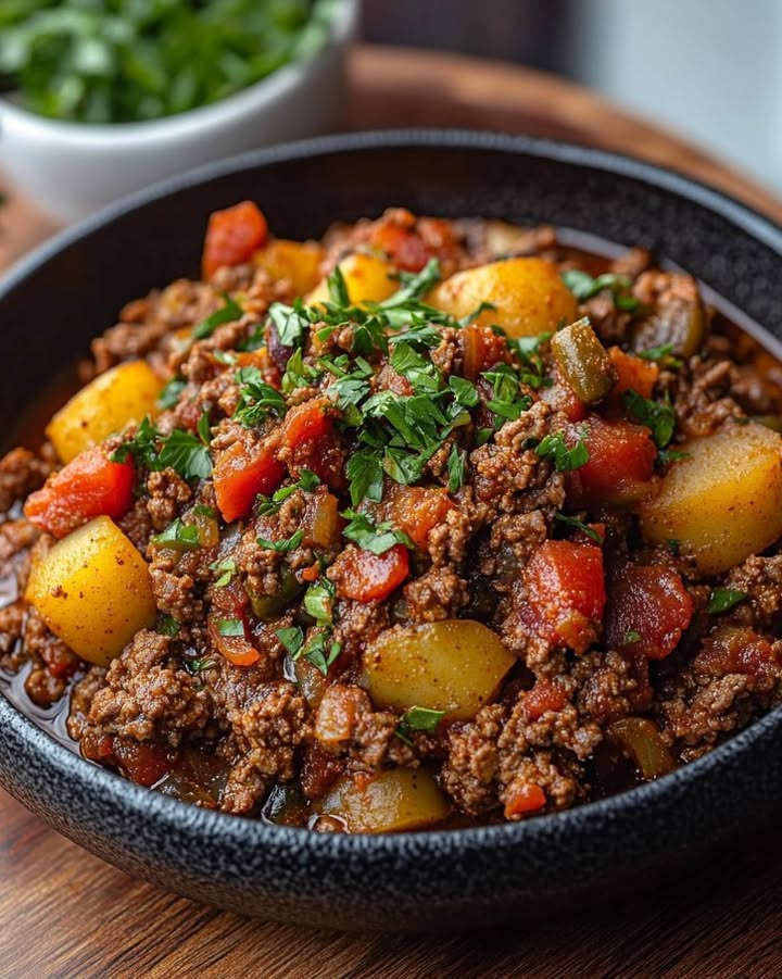 Cuban Beef Picadillo