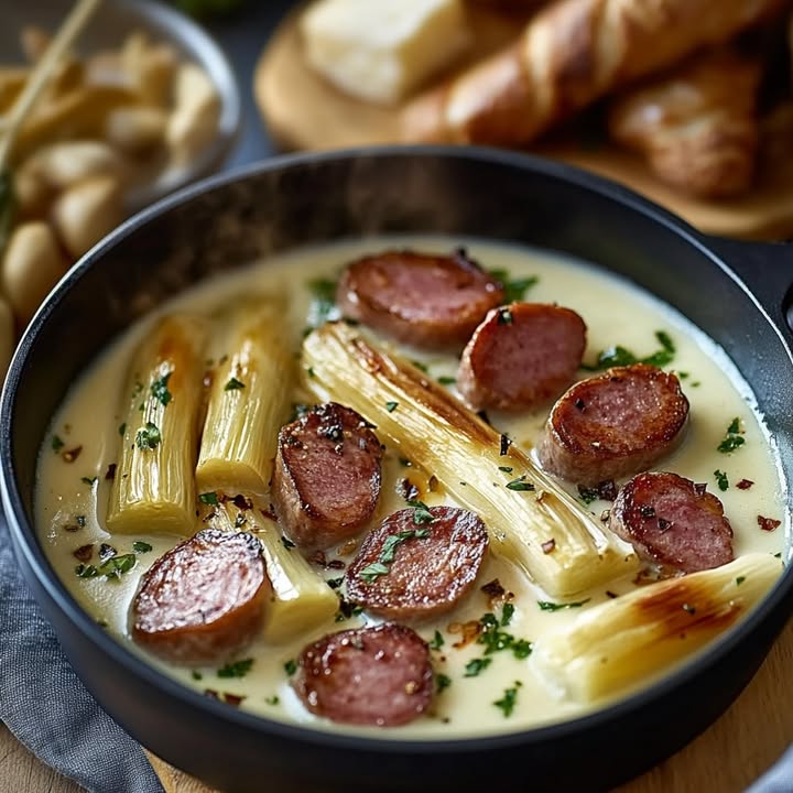 Endive Sausage Fondue