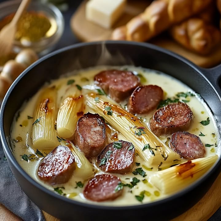 Endive Sausage Fondue