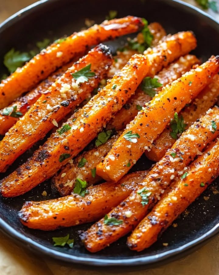 Garlic Parmesan Carrots