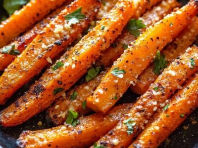 Garlic Parmesan Carrots: Effortlessly Delicious Side Dish