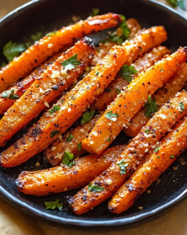 Garlic Parmesan Carrots
