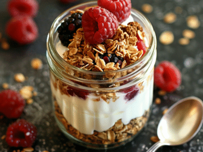 Greek Yogurt Parfait with Berries and Granola: Irresistibly Delicious Breakfast Idea
