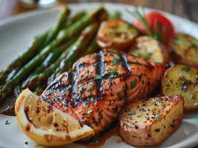 Grilled Lemon Herb Salmon with Asparagus: Irresistibly Delicious Recipe