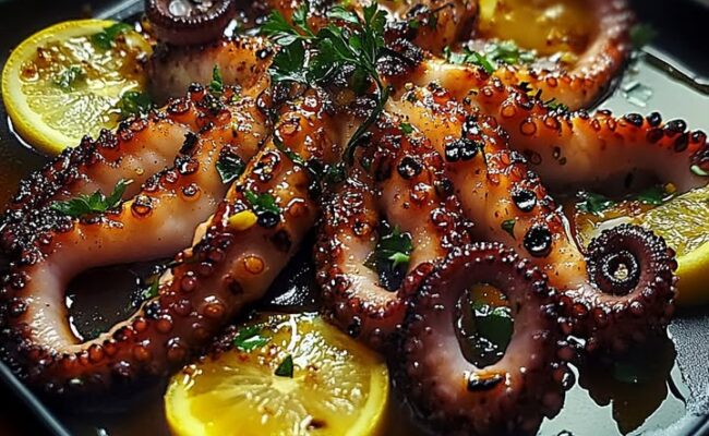 Grilled Octopus Delight: Savory & Simple Recipe