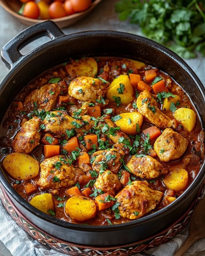 Moroccan Chicken Casserole
