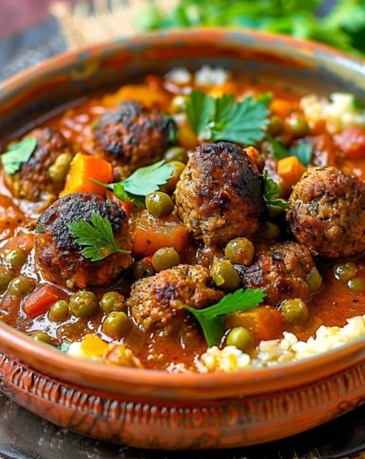 Moroccan Meatball Stew