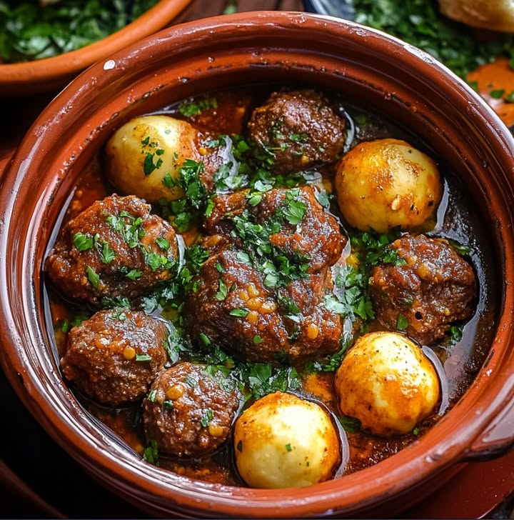 Moroccan Meatball Tagine