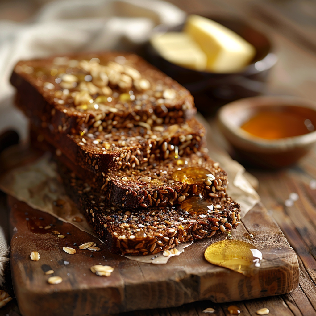 Multigrain Seeded Bread with Honey