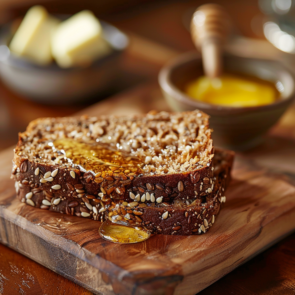 Multigrain Seeded Bread with Honey