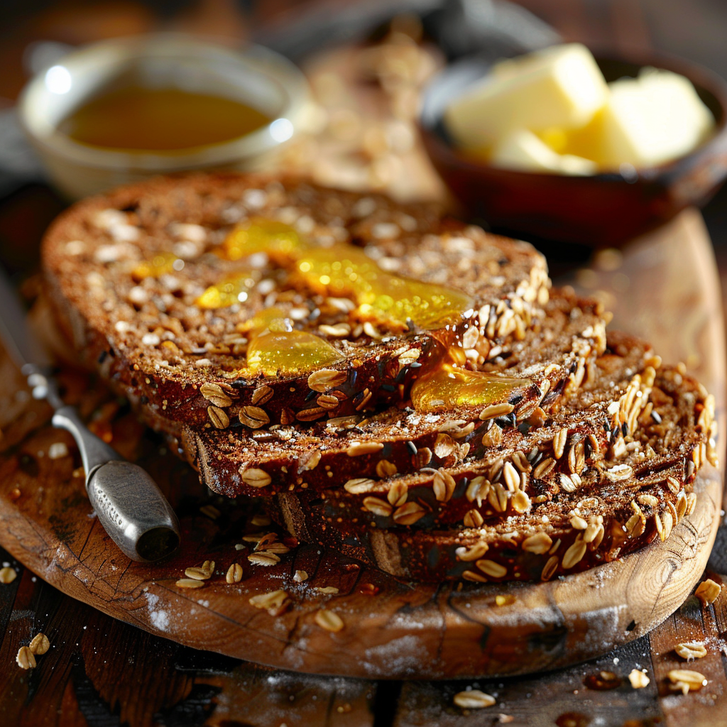 Multigrain Seeded Bread with Honey