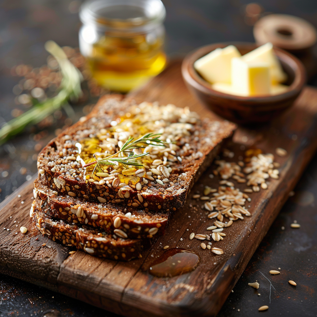 Multigrain Seeded Bread with Honey