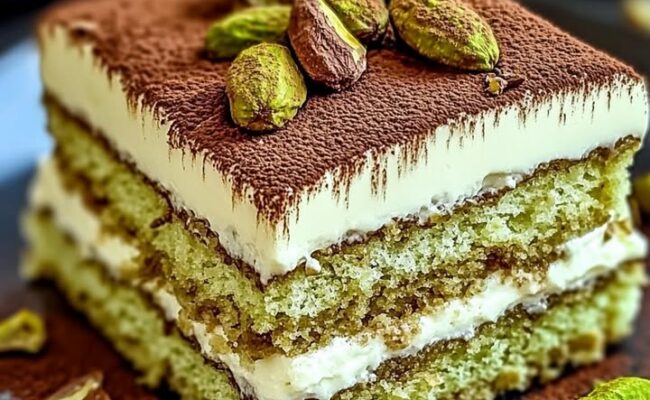 Pistachio Tiramisu Delight: The Ultimate Easy Recipe