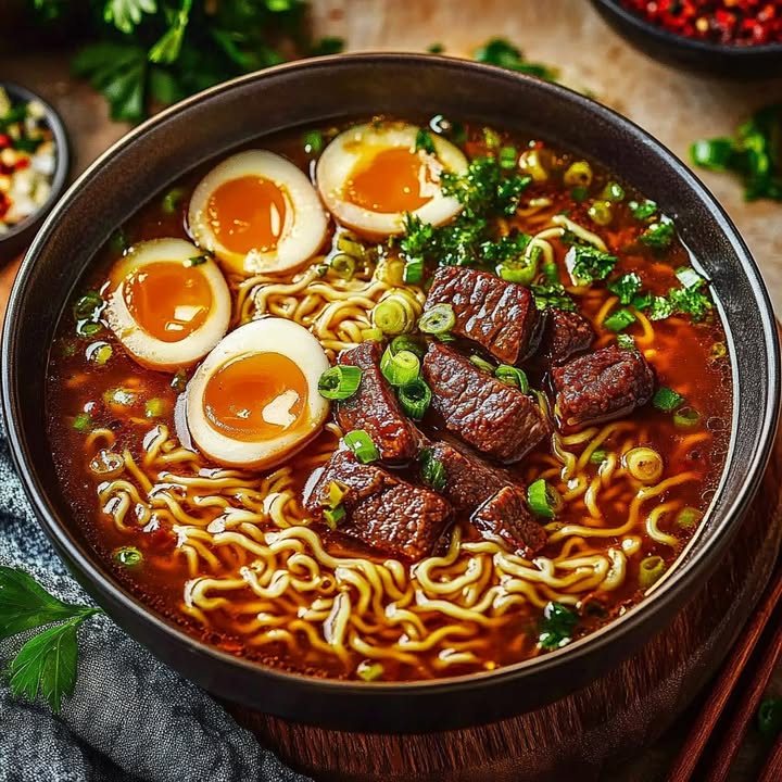 Quick Beef Ramen