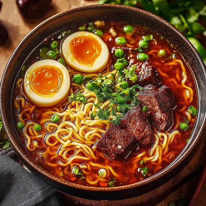Quick Beef Ramen