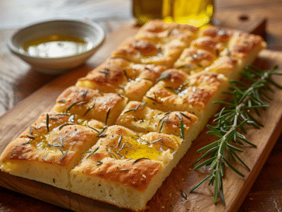 Rustic Italian Focaccia with Rosemary: Irresistibly Flavorful Recipe
