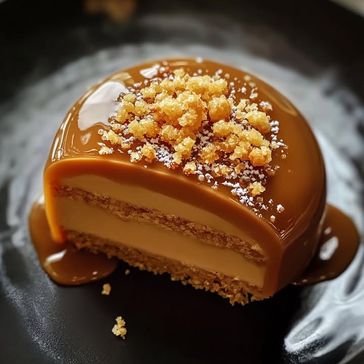 Salted Caramel Magic Cake
