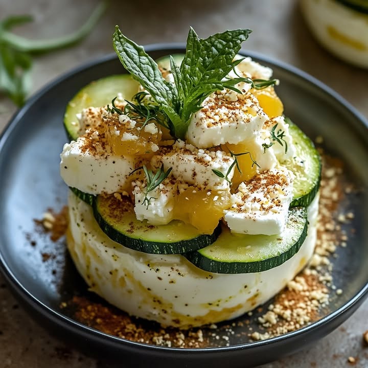 Savory Zucchini Tiramisu