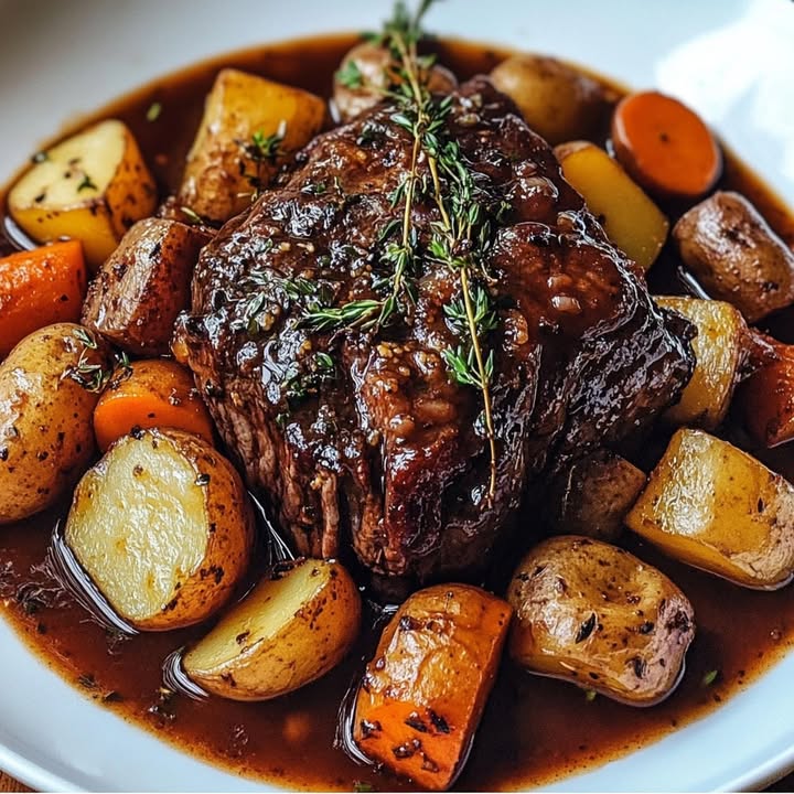 Slow-Cooked Beef