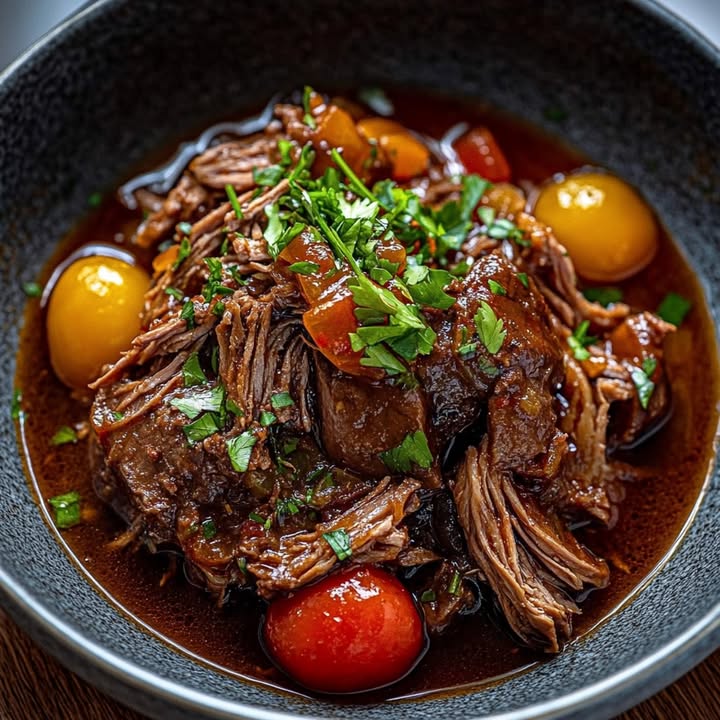 Slow-Cooked Cuban Beef