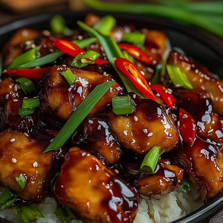 Spicy Caramelized Thai Chicken