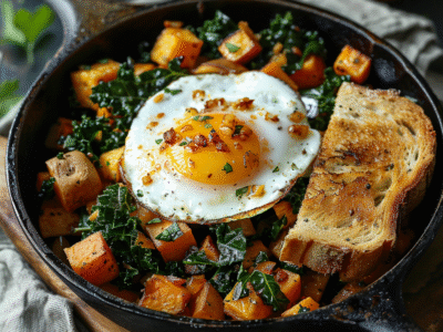 Sweet Potato and Kale Breakfast Hash: Delicious & Healthy Start