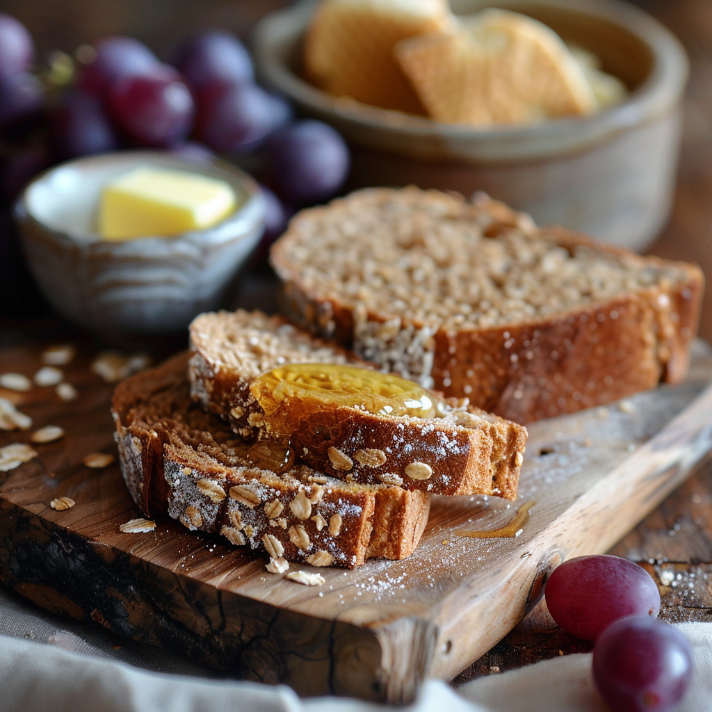 Whole Wheat Honey Oat Sandwich Loaf