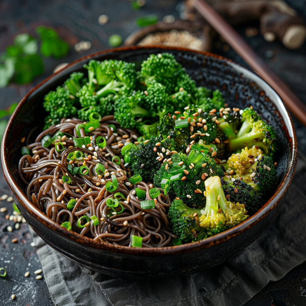 black bean noodles vegetarian recipe