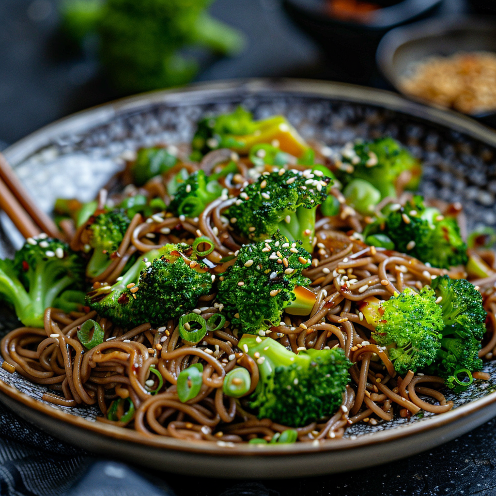 black bean noodles vegetarian recipe