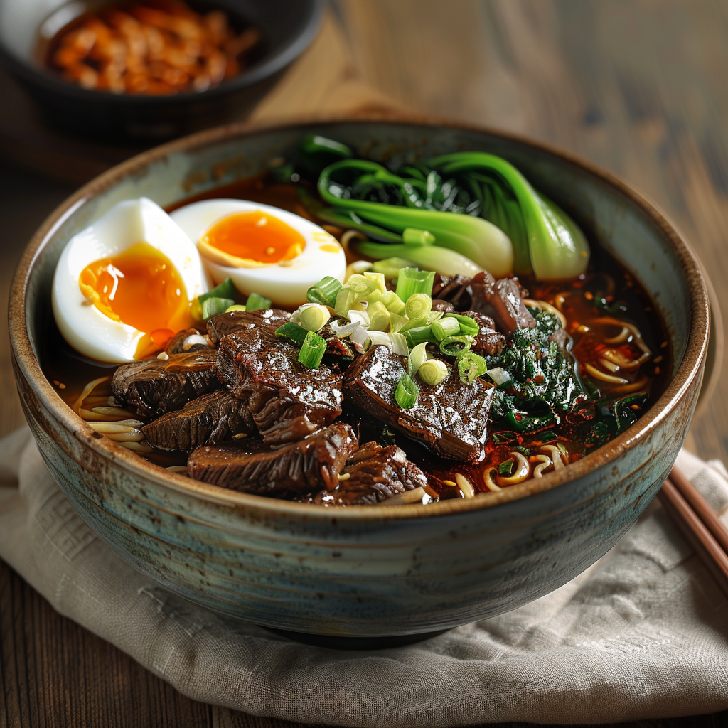 braised beef noodles