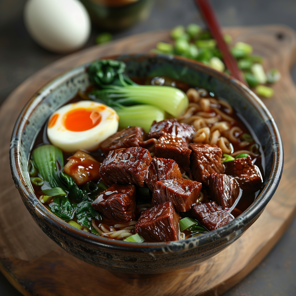 braised beef noodles