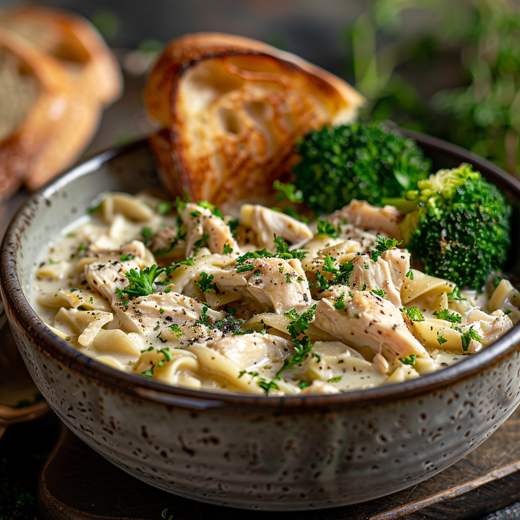 chicken and noodles crock pot