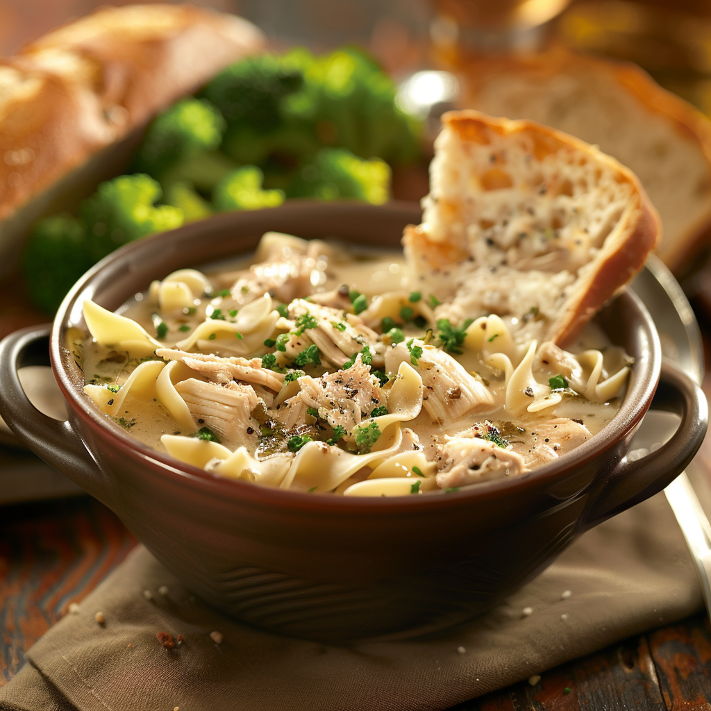 chicken and noodles crock pot