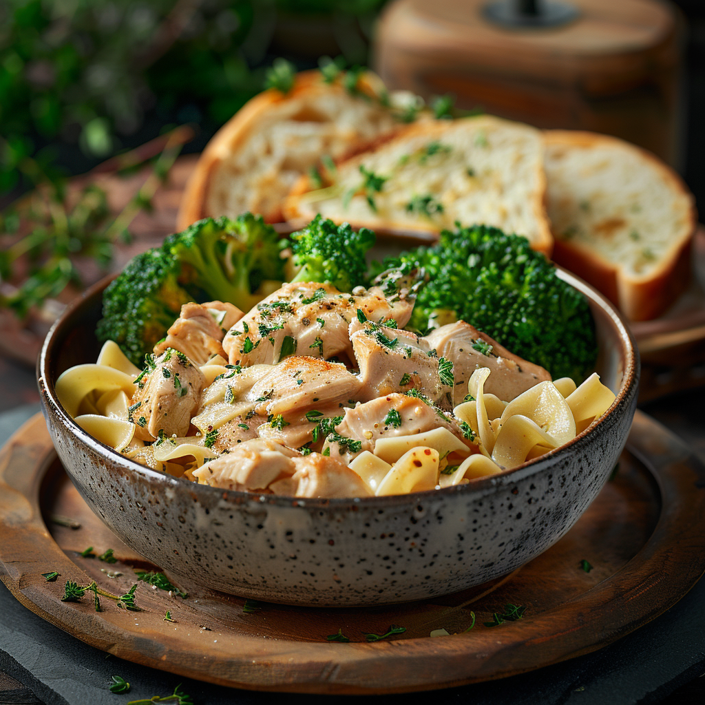 crockpot chicken and noodles recipe