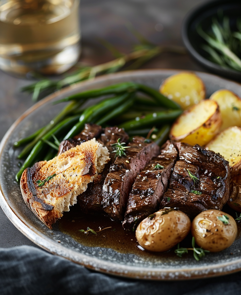 crockpot steak and potatoes