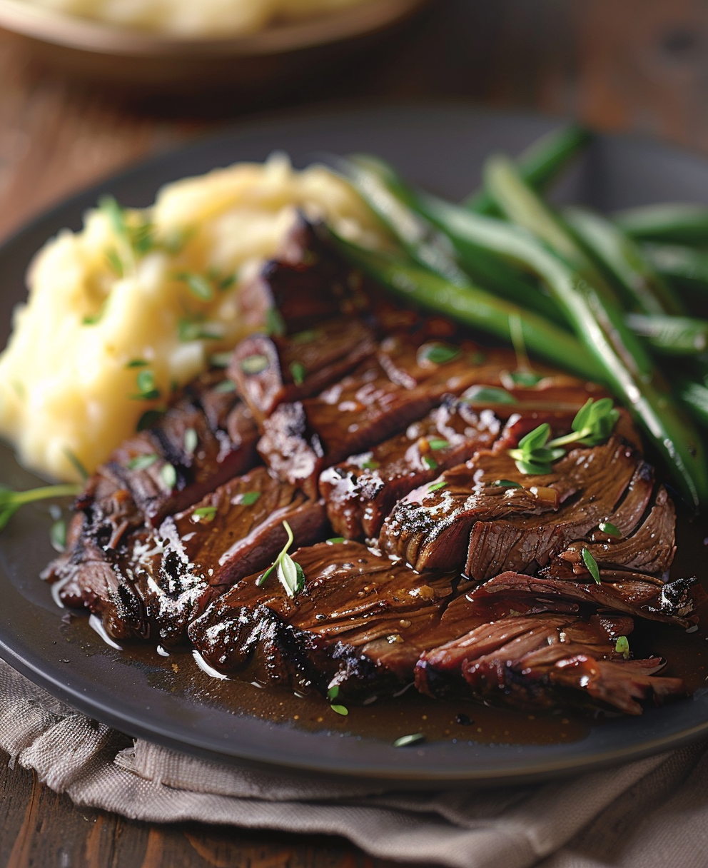 flank steak crock pot