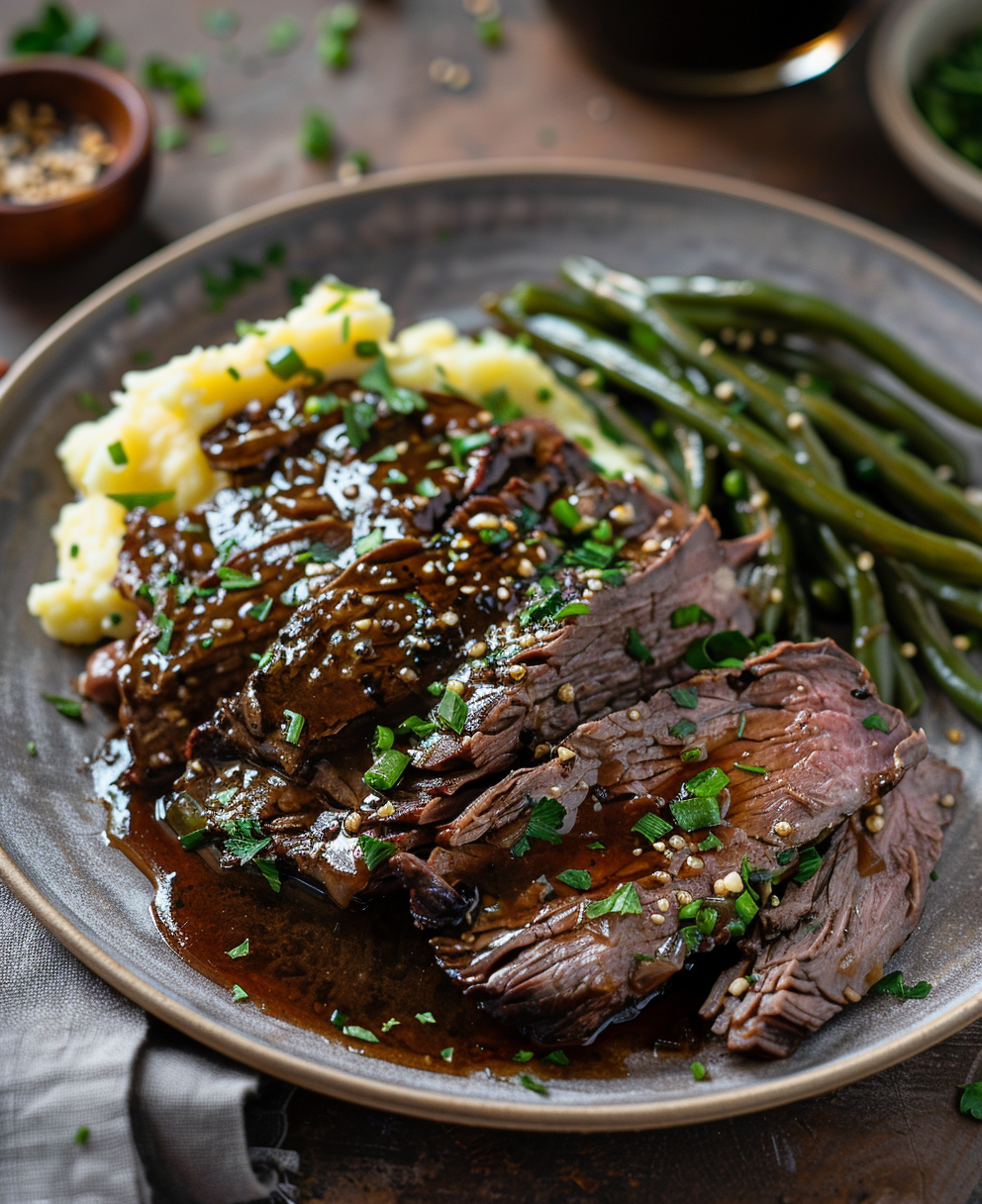 flank steak crock pot