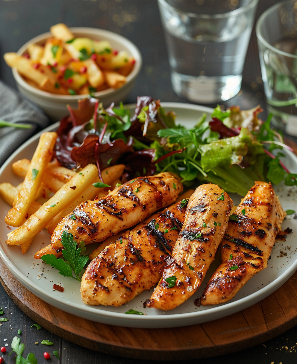 frozen grilled chicken strips