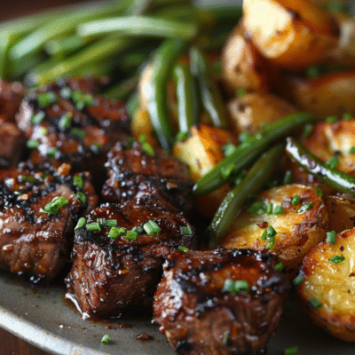 Garlic Steak Bites and Potatoes: Irresistibly Delicious Recipe