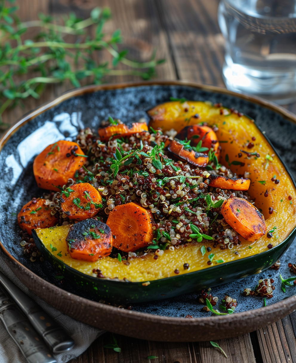 grilled acorn squash
