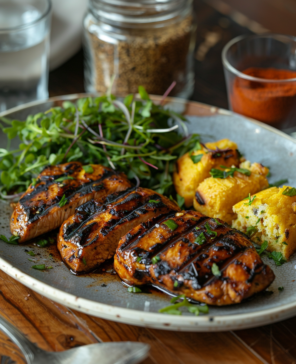 grilled alligator