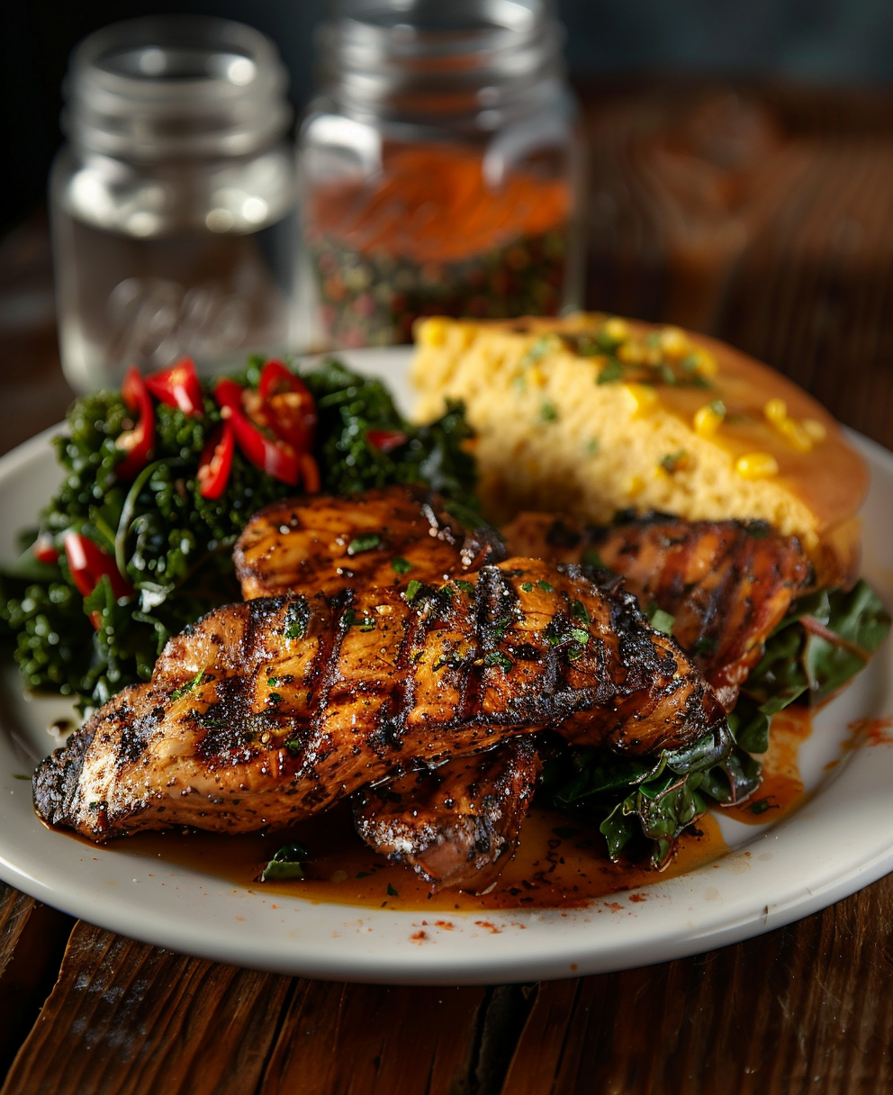 grilled alligator