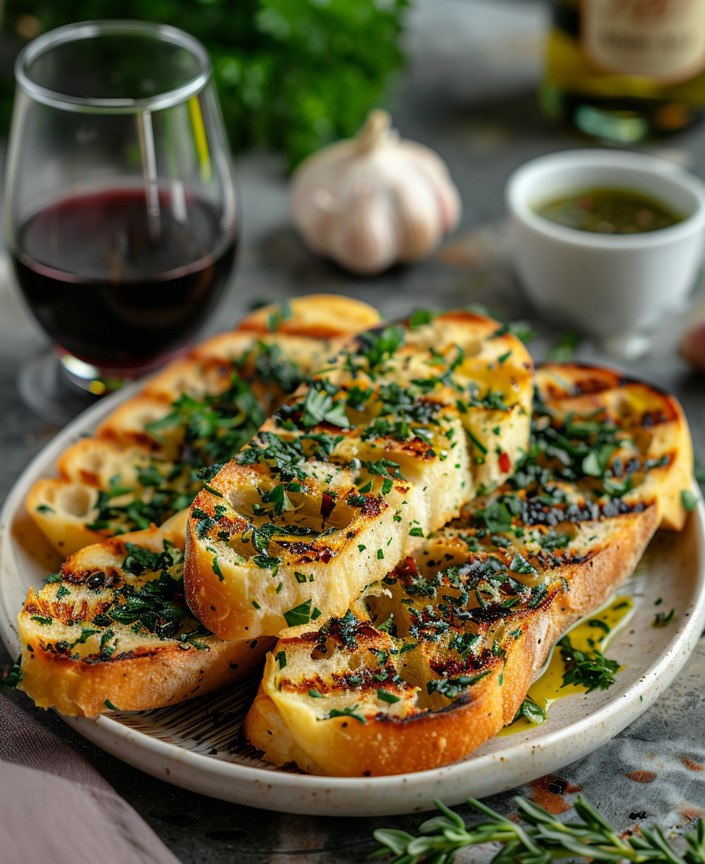grilled bread