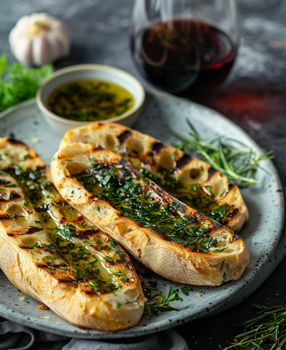 grilled bread