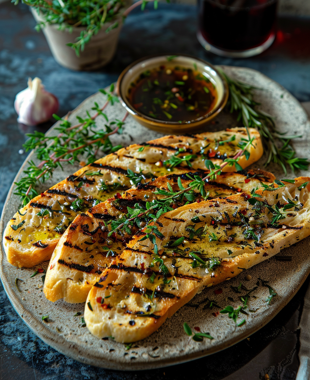 grilled bread
