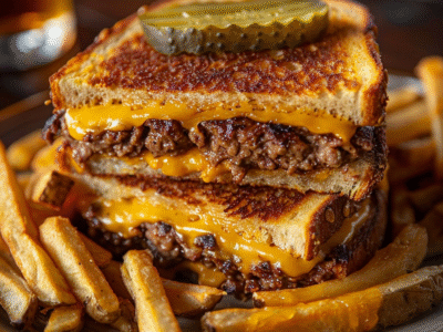 Grilled Cheese Burger: The Ultimate Comfort Food Delight