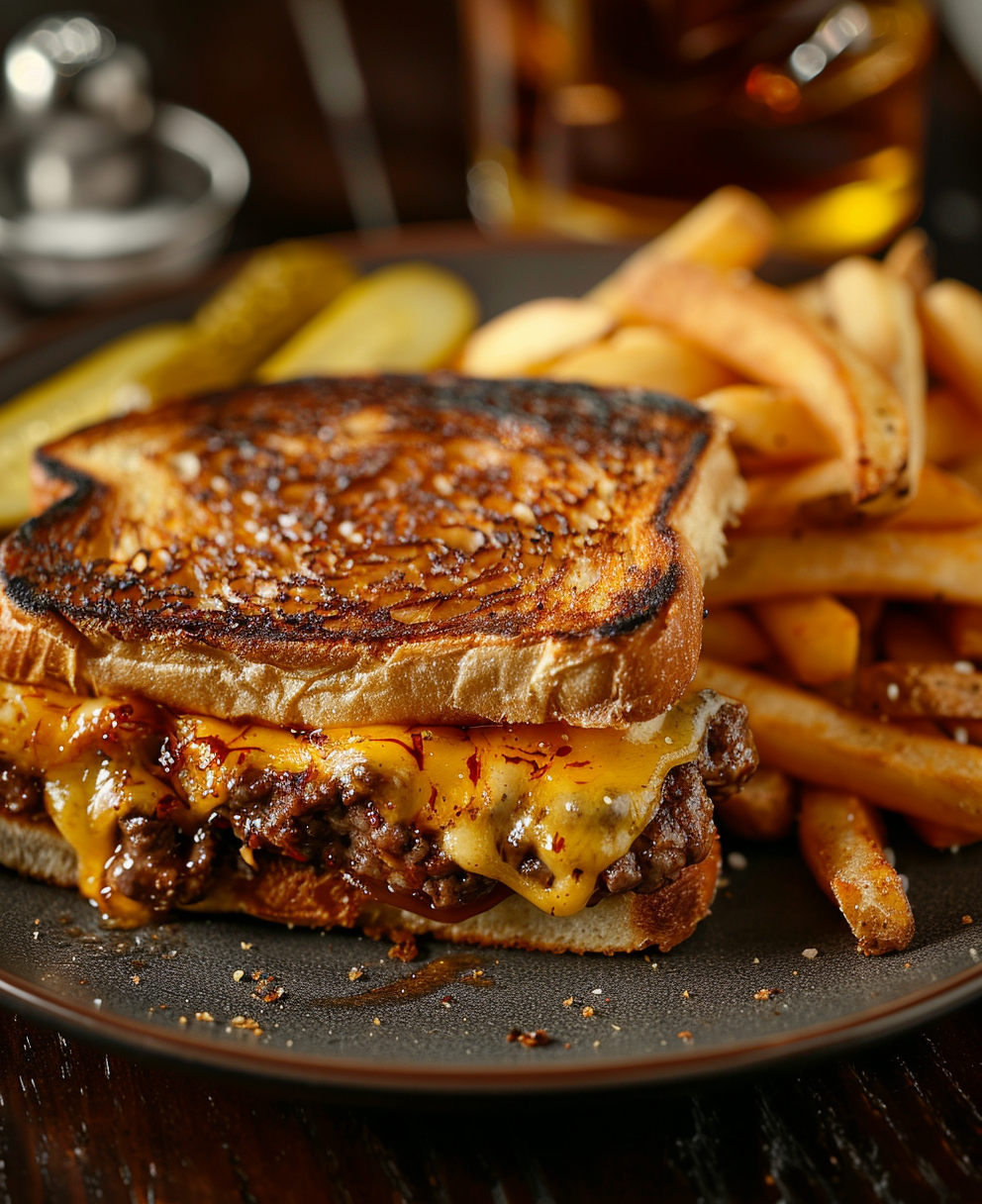 grilled cheese burger