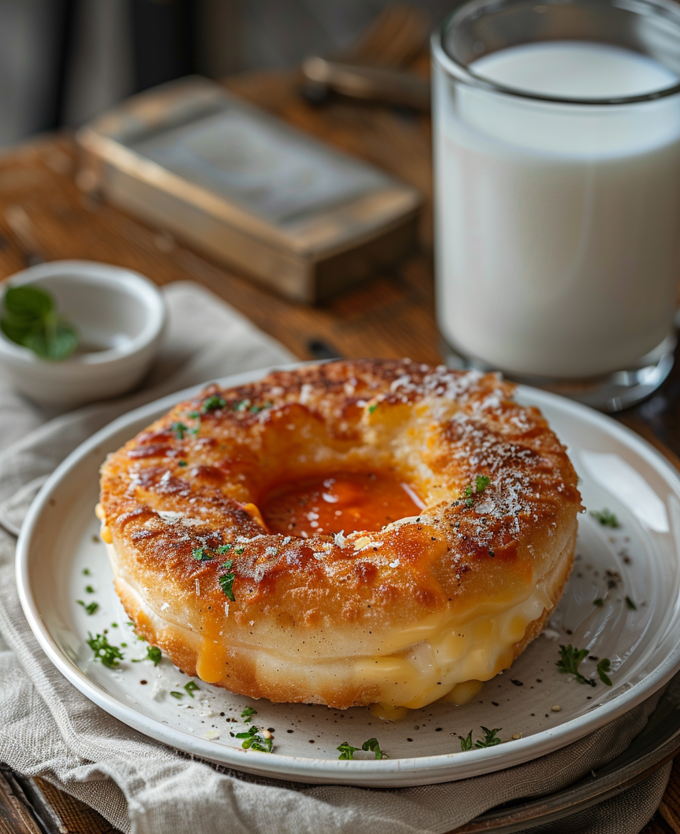 grilled cheese donut