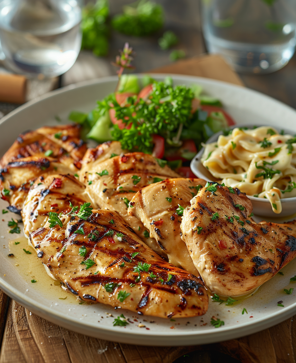 grilled chicken alfredo