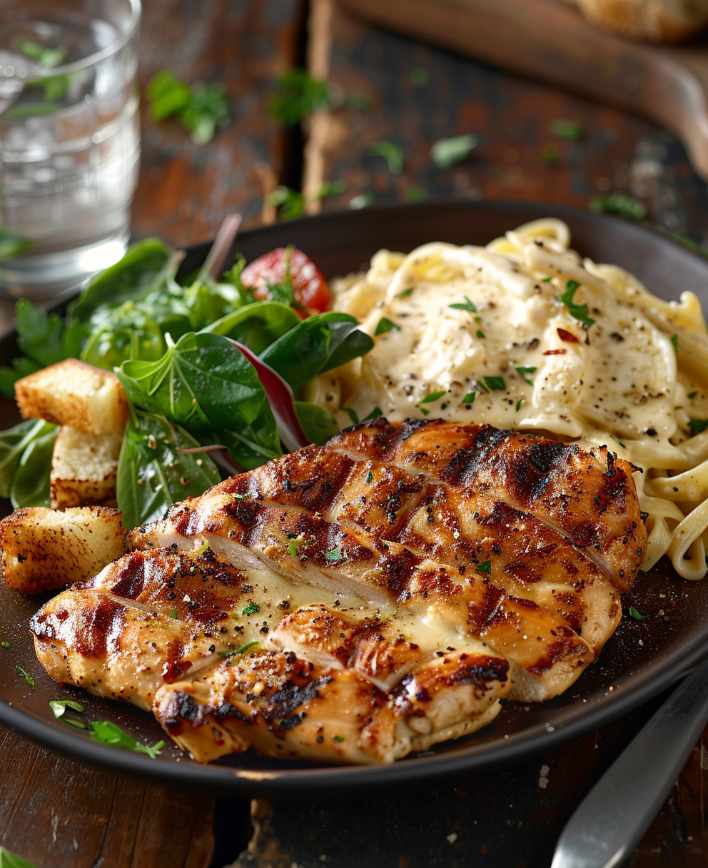 grilled chicken alfredo